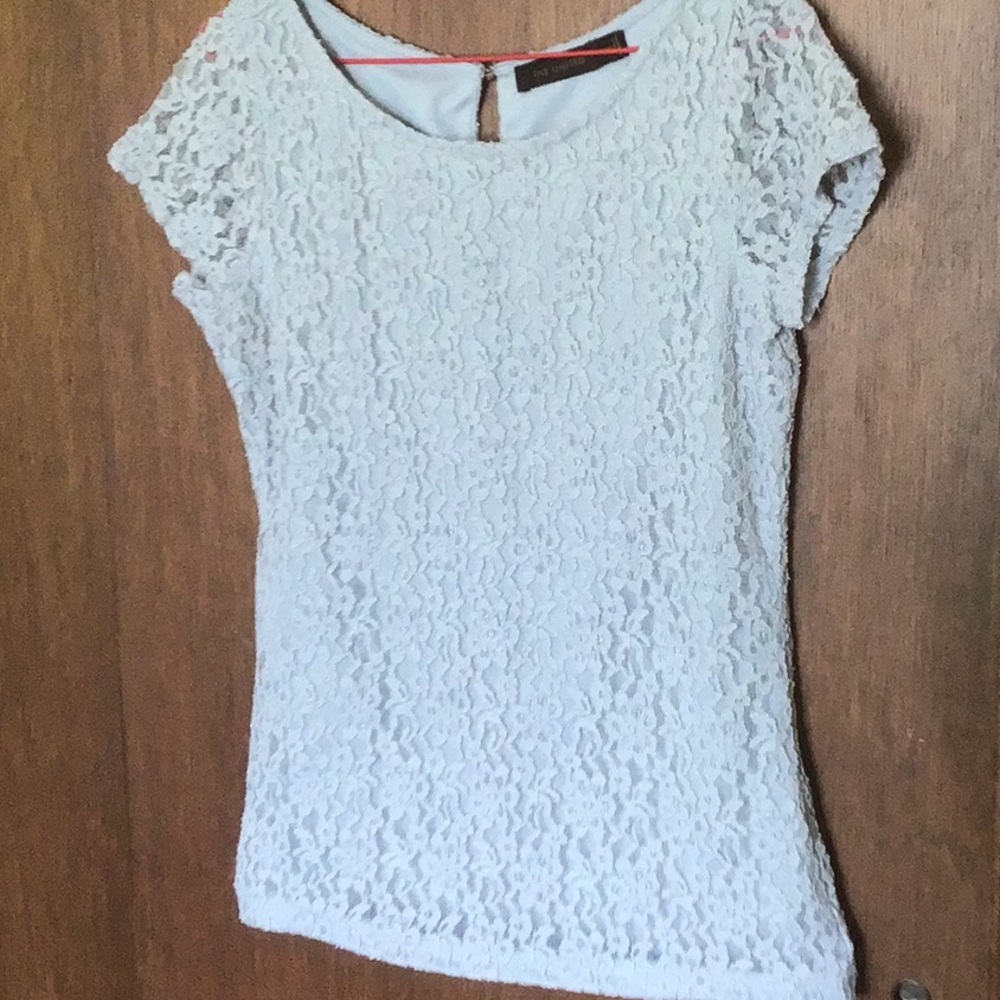 Lined lace top